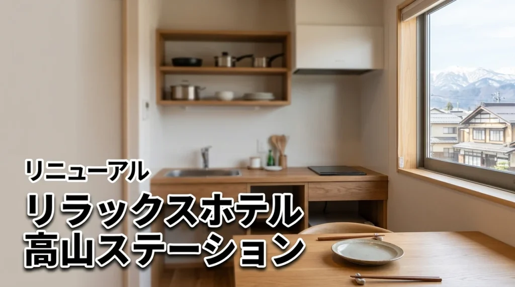 リラックスホテル高山ステーションの設備は？キッチン付きの宿で飛騨牛を堪能する秘訣